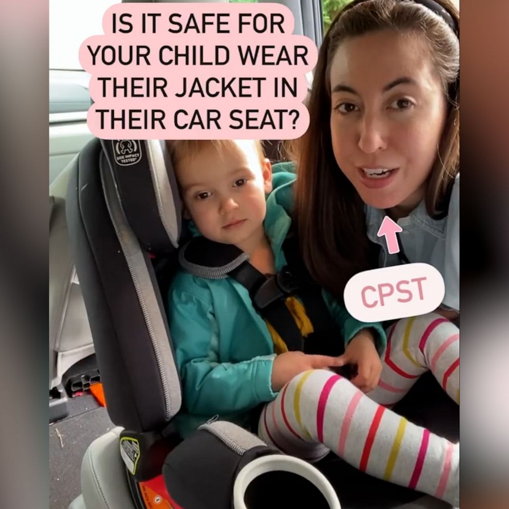 Video Mom's car seat coat test hack is a game-changer - ABC News